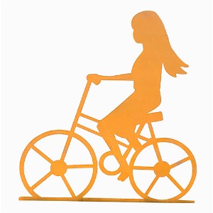 주문제작 자전거타는소녀 조형물